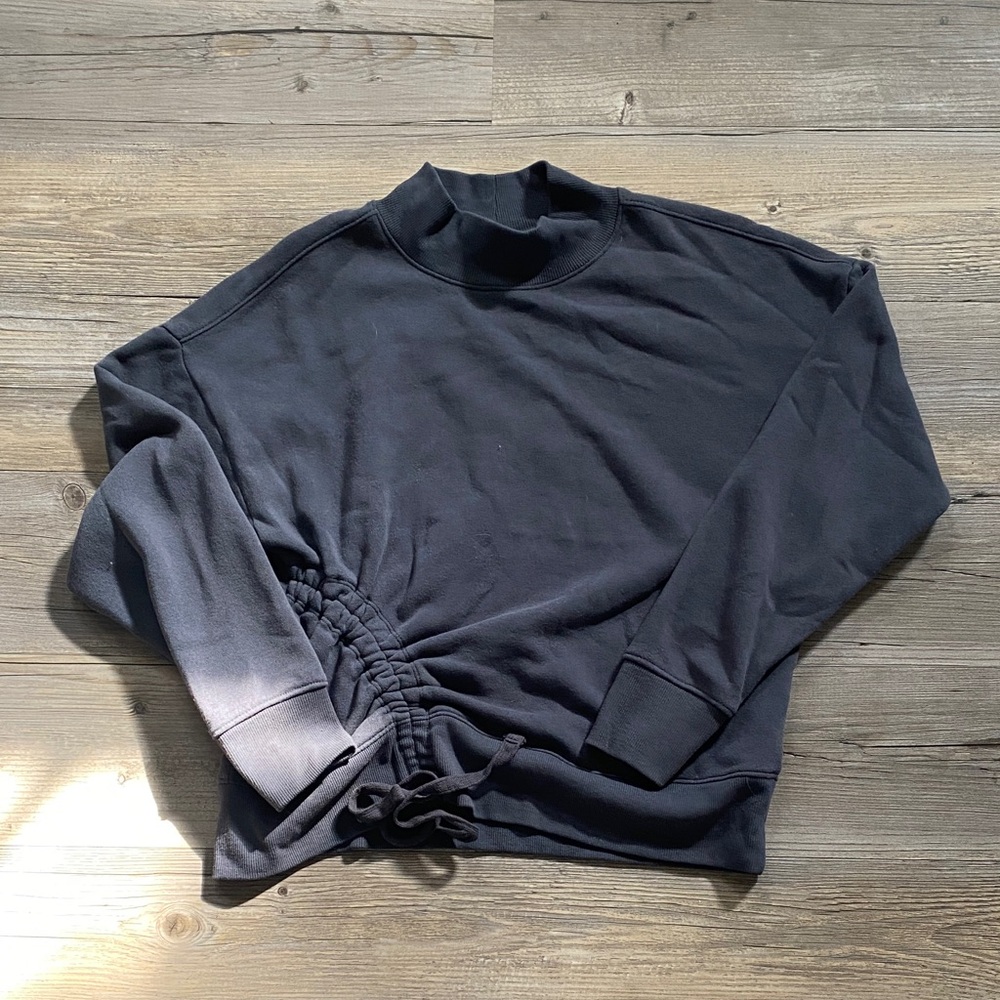 Knox Rose Charcoal Drawstring Sweatshirt